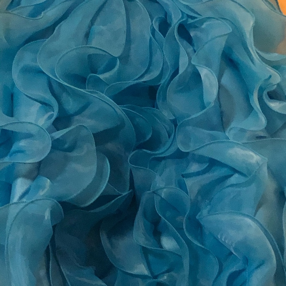 Girls Ruffled Special Occasion Dress B12 - Picture 8 of 8